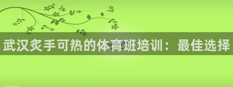 尊龙一人生就是博尊：武汉炙手可热的体育班培训：最佳选