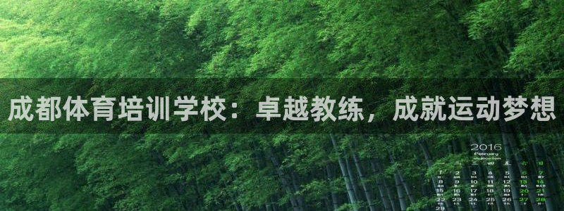 尊龙凯时ag旗舰厅登陆：成都体育培训学校：卓越教练，