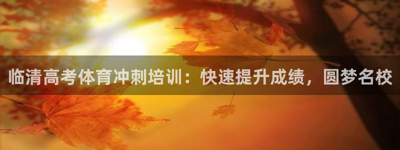 尊龙凯时城娱乐：临清高考体育冲刺培训：快速提升成绩，