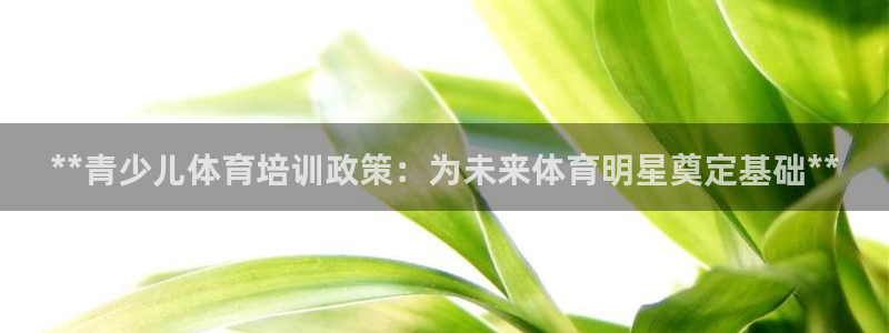 尊龙凯时logo：**青少儿体育培训政策：为未来体育