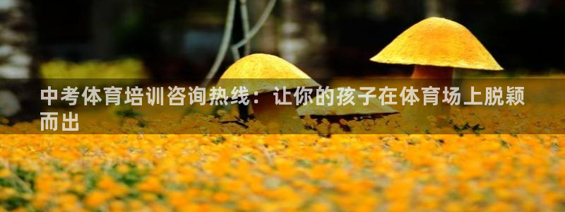 尊龙官方网址：中考体育培训咨询热线：让你的孩子在体育