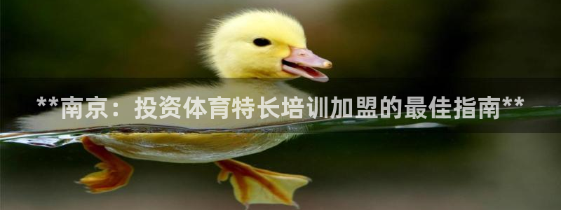 尊龙凯时官网网址：**南京：投资体育特长培训加盟的最