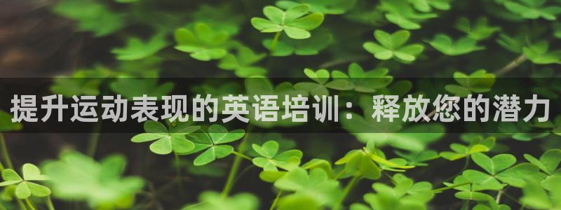 尊龙d88平台版下载：提升运动表现的英语培训：释放您
